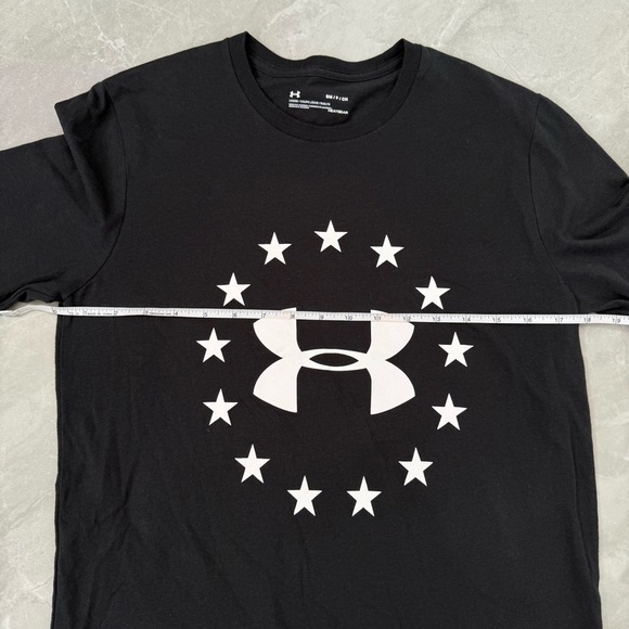 Men’s Under Armour Freedom Patriotic Flag Short Sleeve Heatgear Shirt Small - Picture 15 of 16